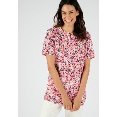 Tunique maille crêpe stretch fleurie DAMART