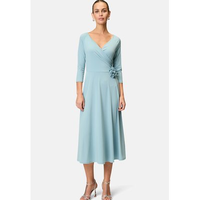 Robe midi avec fleur en tissu ZERO