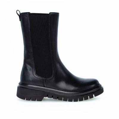 Bottines en cuir à talon décroché GABOR