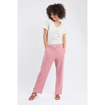 Pantalon large LAURINE - gaze de coton BERMUDES