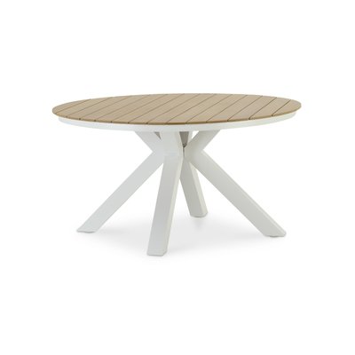 Table à manger, ronde, aluminium, OSAKA DEFORA HOME