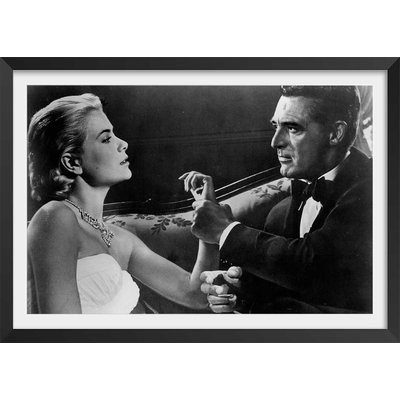 Affiche cinéma - Cary Grant et Grace Kelly La main au collet , 1955 HEXOA