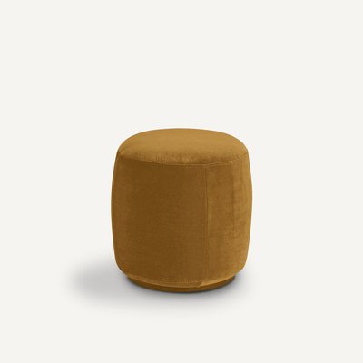 Poef in fluweel, Rosebury design E.Gallina AM.PM