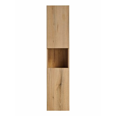 Colonne de rangement salle de bain NOVA OAK STELLAMEUBLES