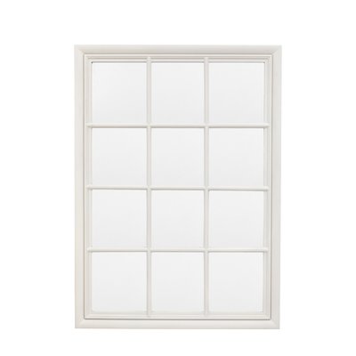 131 x 95cm Stone Wood Window Mirror SO'HOME