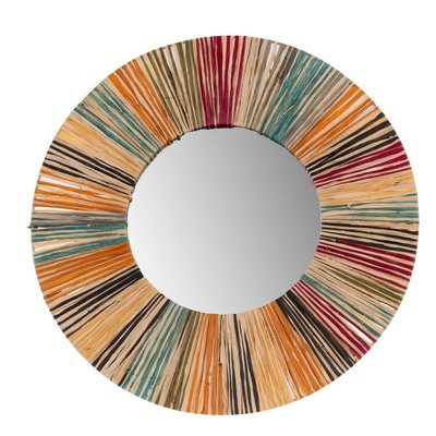 Miroir   rond-MULTICOLOR AMADEUS