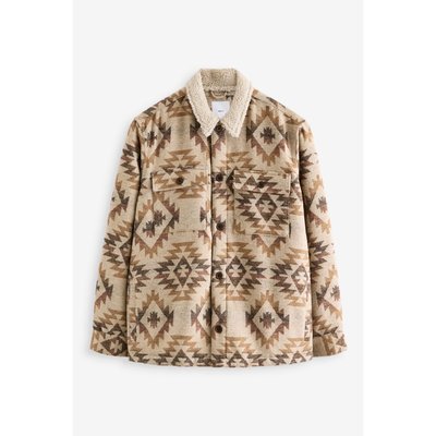 Veste-chemise doublée style navajo NEXT