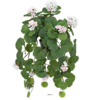 Géranium artificiel en fleurs retombant, ARTIFICIELLES
