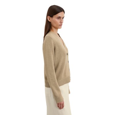 Cardigan relaxed en mélange coton organique-lin MARC O'POLO