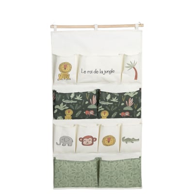 Rangement mural XL tissu LE ROI DE LA JUNGLE FACTORY