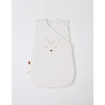 Gigoteuse Kendi 70cm en Veloudoux écru/blanc NOUKIE'S