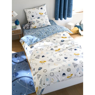 Parure housse de couette + taie d'oreiller COSMOS VERTBAUDET
