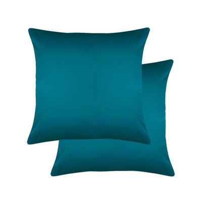 Lot de 2 taies satin de coton Ava uni GARNIER THIEBAUT