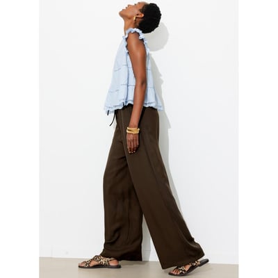 Pantalon large ceinturé PROMOD