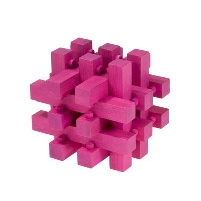 Casse-tête bambou Immeuble magenta FRIDOLIN