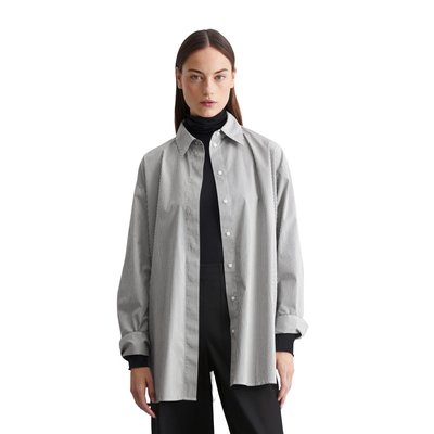 Blouse à rayures oversize en coton organique MARC O'POLO