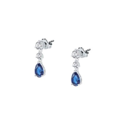 Boucles d'oreilles en argent 925 et oxyde de zirconium CLEOR