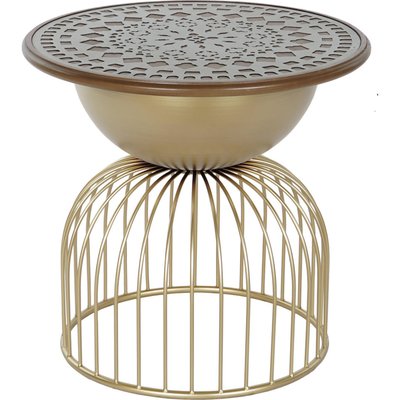 Table d'appoint en métal, Vintage RECOLLECTION
