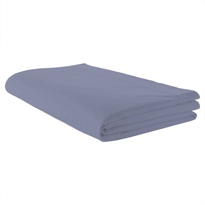 Drap plat piqué uni en percale de coton TRADILINGE