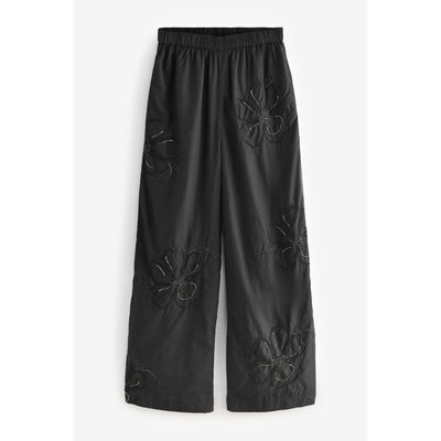 Pantalon orné de perles à imprimé floral NEXT