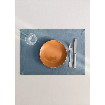 Sets de table en coton rayures ajourés MANGO HOME