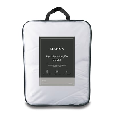 Super Soft Microfibre 10.5 Tog Duvet BIANCA FINE LINENS