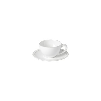 Tasse à café et soucoupe en grès, FRISO COSTA NOVA