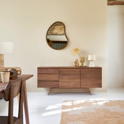 Buffet en noyer massif 180 cm ESMÉE TIKAMOON