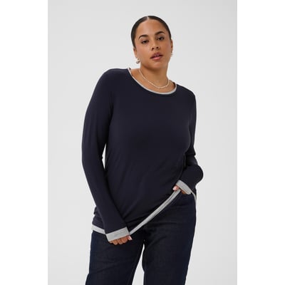 T-shirt à manches longues KAFFE CURVE