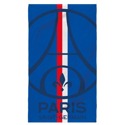 Serviette de bain et de plage imprimé 100% coton, SPORT PSG