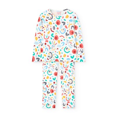 Pyjama cotêlé imprimé BOBOLI