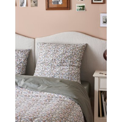 Taie d'oreiller percale de coton et tissu Liberty "Shasta" CYRILLUS