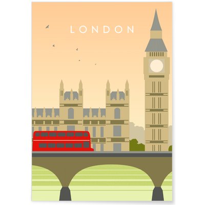 Affiche Londres 2 L'AFFICHERIE