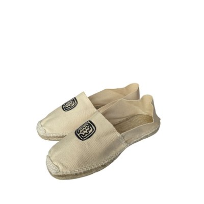 Espadrilles Francine en coton écru INES DE LA FRESSANGE PARIS