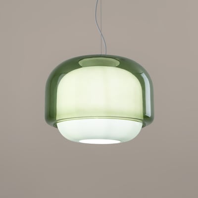 Candeeiro de teto em vidro colorido Ø30,5 cm, Kinoko LA REDOUTE INTERIEURS