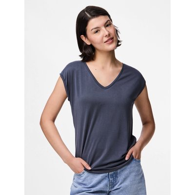 T-shirt, col V PIECES