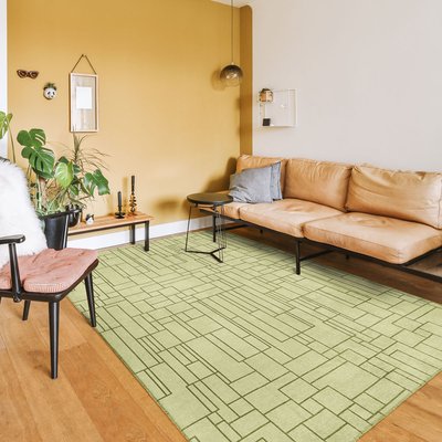 Tapis motif lignes art déco THE DECO FACTORY