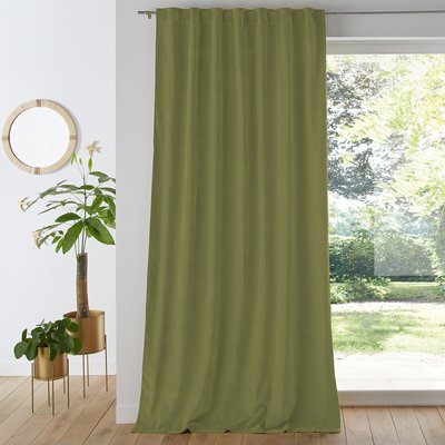 Tenda in velluto finitura con patte nascoste, Velvet LA REDOUTE INTERIEURS
