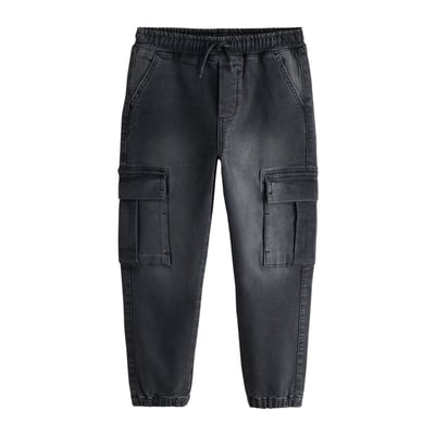 Jean cargo large avec taille élastique NEXT