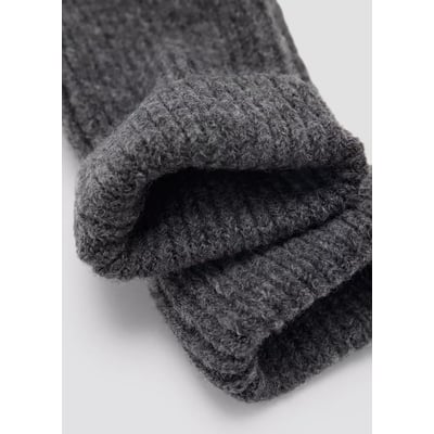 Gants côtelés à revers MANGO KIDS