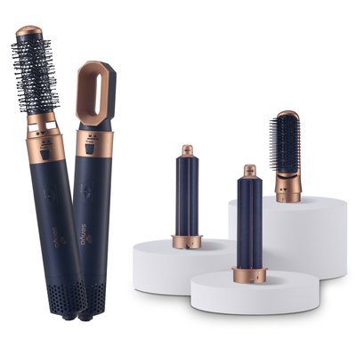 Brosse Soufflante 5 en 1 Air Styler & Sèche-cheveux : lissage, séchage, boucle, brushing - 1000W Hair Designer SENYA