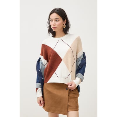 Pull col rond manches longues BONOBO