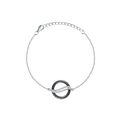 Bracelet en céramique et oxyde de zirconium CLEOR
