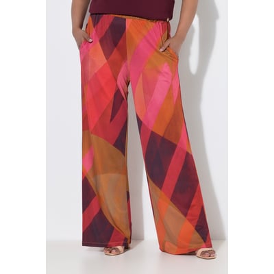 Pantalon au tombé fluide, motif à rayures ULLA POPKEN