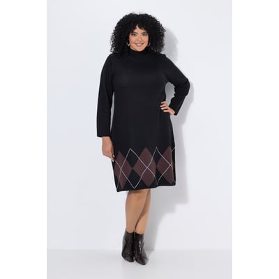 Robe en maille, Jacquard motif losanges ULLA POPKEN