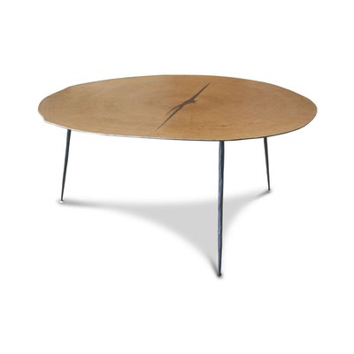 Table basse ronde en fer One XYLÈME PRODUIT INTERIEUR BRUT