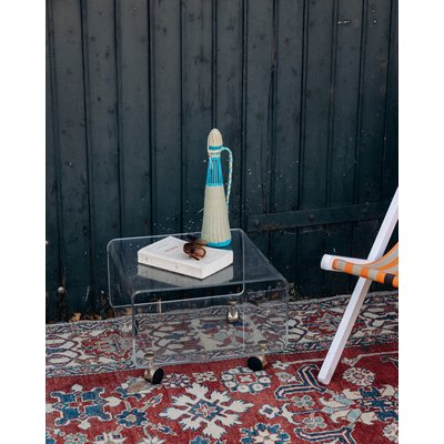 Table d'appoint en plexiglass Hanna N°460 - Bon état DEBONGOUT