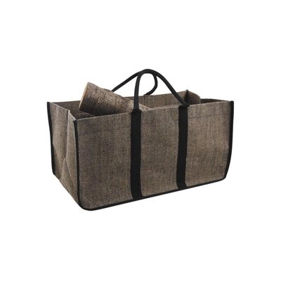 Sac à bûches en toile de jute AUBRY GASPARD