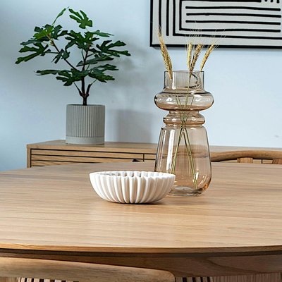 Vase décoratif en verre marron PIER IMPORT