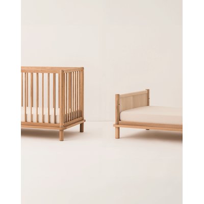 Ensemble lit bébé et extension lit junior - chêne massif LATITUDE NOBODINOZ